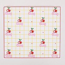 키친코디 체리체크 미니 코팅 유산지, 500매