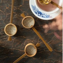 피어몰 대나무 손잡이 차걸름망 1p 차망 티거름망 다기 다도구