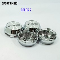 휠캡 4개/몫 60MM 자동차 스타일링 일본 Volk 휠 센터 캡 RAYS VOLK 로고 엠블럼 림 TE37 Tokyo Time Attac, 02 COLOR 2, 02 COLOR 2