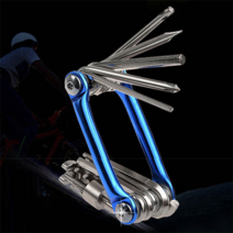 자전거 바이크 사이클 공구 수리 휴대용 토크렌치 정비 용품 멀티툴, LW자전거멀티툴12종(레드)