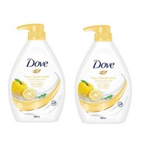 도브 상큼한 유자 바디워시 1L, 2개