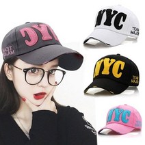 뉴요커 여성 레터링 얼굴소멸 볼캡 연예인모자