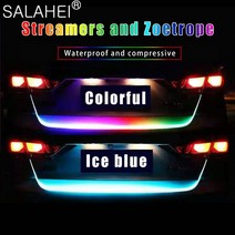 경광등 싸이렌 싸이키 12v 1.2m 1.5m rgb 자동차 후면 트렁크 테일 라이트, 화려한 1.5m