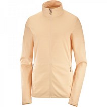 살로몬 Outrack FullZip Midlayer 재킷 여성 살구 얼음