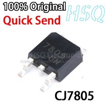 공압 부품 오리지널 CJ7805 CJ7812 패치 TO-252 3 단자 레귤레이터 회로 칩 5 개, 01 CJ7805