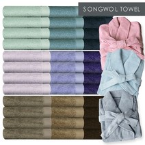 송월타올 송월 호텔수건 샤워가운 기획전, 04.벨르170g40수, 04)베이직퍼플10장