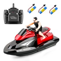 RC 보트 휴대용 전기 고속 선박 809 2.4g rc 모터 방수 20km 스피드 야외, 1-3ba 폼 박스