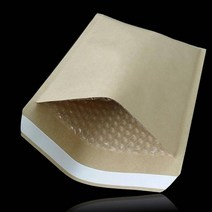 크라프트 에어캡 택배 안전봉투 15X23cm 접착4cm 10매 에어캡봉투 안전봉투 도서포장 뽁뽁이봉투 택배봉투
