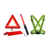 에이스 차량안전용품 경광봉 안전삼각대 X밴드, 3세트