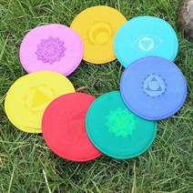 싱잉볼 명상종 좋은 품질 수제 히말라야 7 차크라 7pcs 세트 쿠션 패드, 1개 10cm