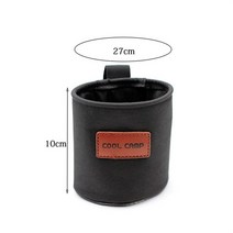 미니트레일러 폴딩 웨건 캠핑 텐트 카트 야외 컵 홀더 의자 스탠드 휴대용 범용 음료 병 유모차 낚시 피크닉용, [01] Black