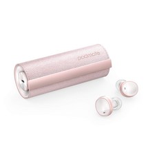 패드 메이트 PaMu Scroll Plus 완전 무선 이어폰 + 무선 충전 리시버 Sakura 최대 6시간 재생 IPX6 방수 Bluetooth5 Qualcomm 칩 탑재 무선 충전 Padmate[정규 대리점품]