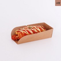 샤인팩 크라프트 핫도그 종이트레이(소/100개), 100개