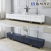 동서가구 네오 호시 모던감성 TV다이 2700 거실장 풀세트 NEO947, 화이트