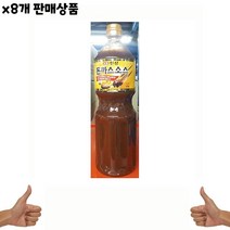 식자재 식재료 도매) 돈까스소스(HS 1.9Kg) x8개 마트 액상 대량유통 온라인 누룽지밥 점, 1, 본상품선택