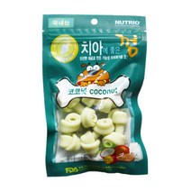 [블루]시츄간식 입냄새제거 우유껌 코코넛 4개 우우껌