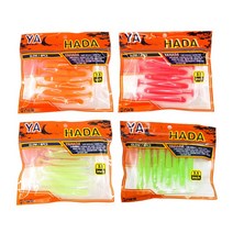 파미 YAHADA 갈치웜 풀치웜 삼치웜 광어웜, 3.5인치/그린