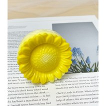 해바라기 꽃몰드 1구 캔들 비누 석고방향제 신년선물 핸드메이드 DIY