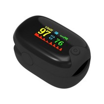 의료 손가락 맥박 산소 농도계 포화도 소아용 심박수 건강 관리 혈압 성인, 02 AD901-TFT-Black, AD901-TFT-블랙