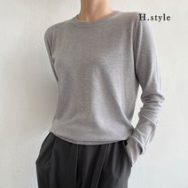 H스타일(KN)아이유니트티 가을 니트티셔츠 가디건 스웨터 베스트 라운드 브이넥 조끼