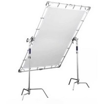 대형 조명셀로판지 인물 지속광 플래쉬 라이트 확산판, 1.5x2m+2.8m 브라켓