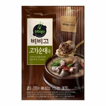 [한끼](냉동) 비비고 고기순대국 700g 간편식 아침대용 캠핑 자취생 필수품 간단식사 CJ 우리집 식재료, 23개