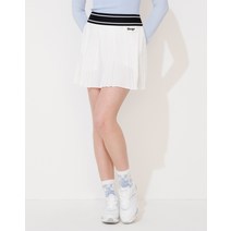 22SS [H-PLEATS]화이트 코디 변형 플리츠 스커트 HWSK2B351WT