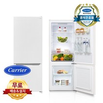 캐리어 클라윈드 205L 원룸 미니 소형 화이트 콤비 냉장고 CRF-CD205WDC 무료설치