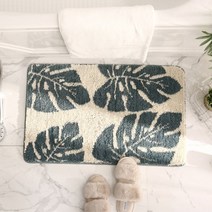 북유럽 욕실 화장실 주방 현관 발매트 무지개 러그, 5.몬스테라