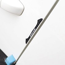 [간지] 스포티지 NQ5 도어가드 문콕 외관 흠집 예방 레터링 포인트 에폭시 몰딩 용품, 레드카본(4P)