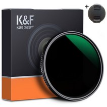 K&F 77mm NANO-X PRO ND8-2000 가변 ND필터 캡포함 _ Japan AGC Glass ND8-ND2000 Fader Filter + Cap