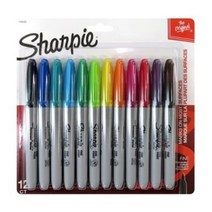 [샤피] 유성 네임펜 Fine 12색 세트, 단품, 단품