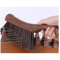 현 악기 고쟁 가야금 고문고 입문 전문가 용 Guzheng 나무 브러시 청소 도구 인체 공학적 부드러운 Bristle, 한개옵션0