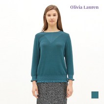 올리비아로렌 올리비아로렌 밑단 러플 디테일 풀오버_VOCBLUF7411