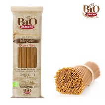 그라노로 이탈리아 100% 유기농 통밀 스파게티