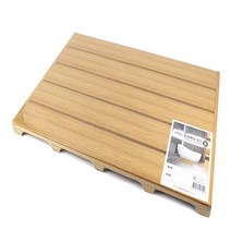 베란다 현관 화장실 욕실 나무 원목 발판 중형