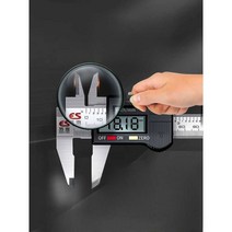 디지털 버니 캘리퍼스 전자측정 산업용 고정밀, 경량 0-150mm 플라스틱 커버