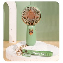 미니팬미니 휴대용 USB 충전식 손 접는 팬 야간 조명 더 나은 여름 선물 가족 핸드, 07 2254-Green, 한개옵션1