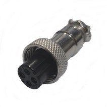 12mm 4핀(암) 항공잭 써큘러 커넥터 잭 플러그 케이블