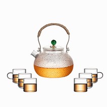 MONTHERIA 몬테리아 다기세트 다도세트 찻잔세트 선물용다기 도자기 찻잔 세트, C1-750ml찻주전자+잔6p