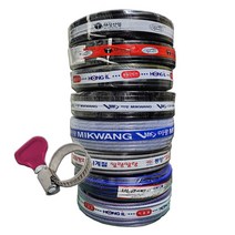 미광 홍일 흑편사 호스 16mm 가정용 꼬임방지 호스모음, 6. 탱글이 호스 15mmx50M, 1개