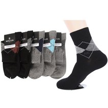 양말조아 국산 면100% 품질좋은 비지니스 정장 양말 아가일 중목-5족