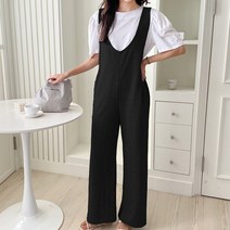 봉봉스토리 소소한 즐거움 점프수트 허리밴딩