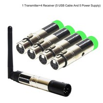 디지털믹서 디제잉 디제잉장비 5Pin 무선 ISM 송신기 수신기 Dmx 512 USB 케이블 DJ 컨트롤러 조명 제어 파, 06 1T And 4R, 04 영국 플러그