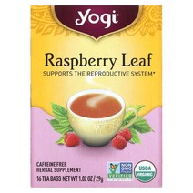 Yogi Tea 요기티 라즈베리 리프 잎차 리프 디카페인 16개입 티백 29G