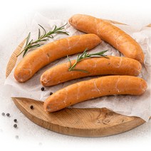 국내산 독일식 정통 수제 햄 소시지 렉커 화이트소시지 파프리카 브라트부어스트(240g)천연돈장, 1개, 240g