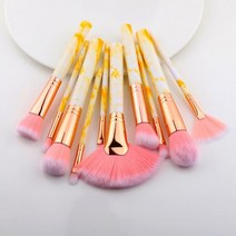 15pcs 메이크업 브러쉬 세트 코스메틱 파우더 아이 섀도우 파운데이션 블러셔 블렌딩 뷰티 메이크업 가부키 브러쉬 도구 maquiagem, 섹터 10pcs 노란색, 협력사