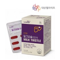 대상웰라이프 밀크씨슬 B파워 30캡슐 1개월분 / 메이크미 밀크씨슬 리뉴얼, 1박스_1개월분, 1개