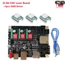 MKS DLC32 V2.1 TS24 디스플레이 32 비트 GRBL CNC 보드 오프라인 컨트롤러 3018 PRO MAX 업그레이드 키트 라우터 스핀들 기계용, DLC32-4988