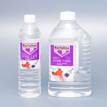 바톨라인 저취 미네랄스피릿 신나 희석제 화이트스피릿 오일스테인 페인트 바니시 희석 및 세척, 750ml(19944610)